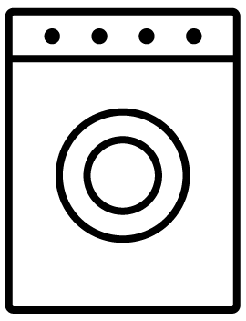 Symbol Waschmaschine